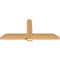Ekena Millwork Eugene Smooth Timber Gable Bracket, Western Red Cedar, 60"W x 27"H x 3 1/2"D x 5 1/2"F, 11/12 Pitch GBW060X27X0406EUG00SWR - alternate 5